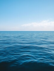 Obraz premium beautiful seascape blue sea and sky