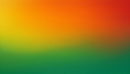 Obraz premium Orange green gradient background grainy texture vibrant banner poster backdrop header cover design