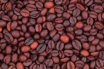 photo of rosted coffee beance background