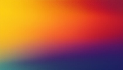 Obraz premium Red orange yellow purple blue gradient background wide web header grainy texture vibrant colors banner design