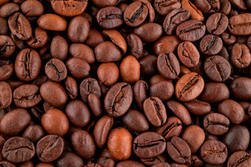 photo of rosted coffee beance background