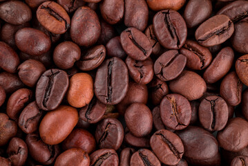 photo of rosted coffee beance background