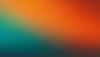Vibrant grainy gradient background orange teal green dark grunge noise texture header poster banner design
