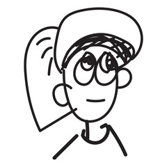 Vector Doodle Illustrations in various abstract shapes