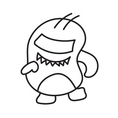 Vector Doodle Illustrations in various abstract shapes