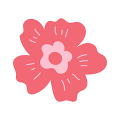 vector illustration of flowers in feminine style