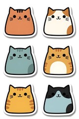 Obraz premium set of cats