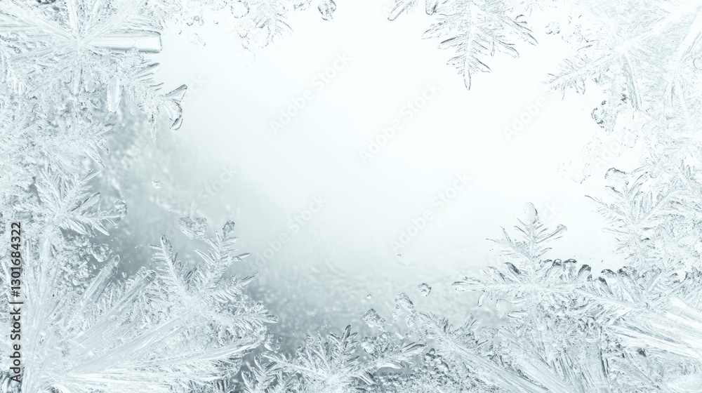 Aufkleber majestic ice background creating a serene atmosphere for web applications and design elements