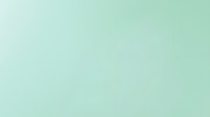 Minimalist Mint Green Gradient on Blank Background