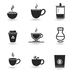 Obraz premium Coffee Icons