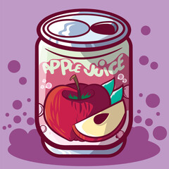 vector apple juice,juice refreshment,natural apple,fruit juice,editable vector,
