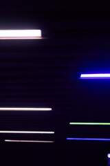 Exploring Abstract Neon Lights and Shapes in Contemporary Modern Architecture Designs