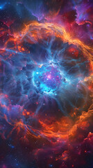 Stellar Cataclysm: The Explosive Beauty and Power of a Supernova in the Cosmos