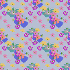 seamless pattern with butterflies