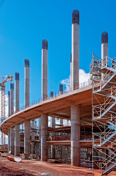 Building soccer stadium Mane Garrincha in Brasilia to Soccer World Cup-FIFA-2014