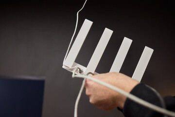 Installation of a Modern Wireless Antenna System for Enhanced Communication Capabilities