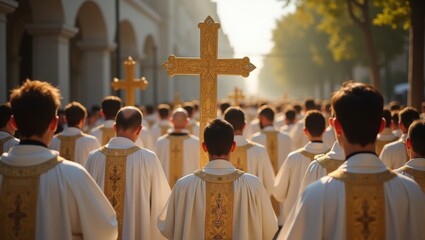 Una procesión católica 