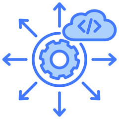 Deployment Blue Icon