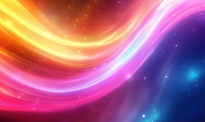 Obraz premium Abstract glowing colors swirling in fluid motion, symbolizing creative energy and digital art.