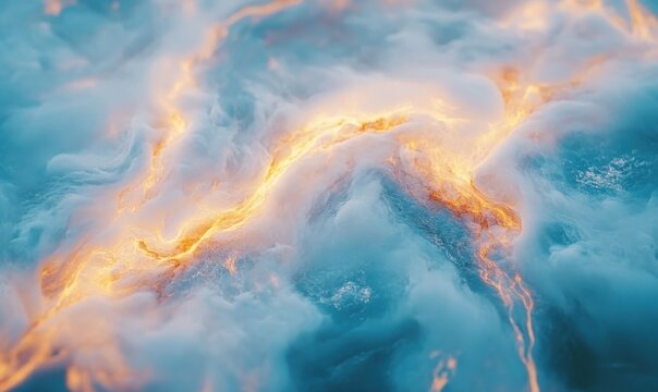 Elegant marble pattern glowing softly under natural light for a clean and timeless luxurious design