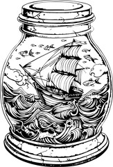 aquarium, pottery, decoration, object, art, container, porcelain, clay, traditional, jug, craft, ceramics, china, jar, bowl, old, tea, culture, pattern, teapot, pitcher, vintage, design, sea