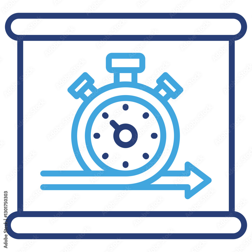 Poster agile dual tone icon