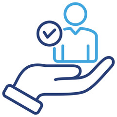 Obraz premium Ownership Dual Tone Icon