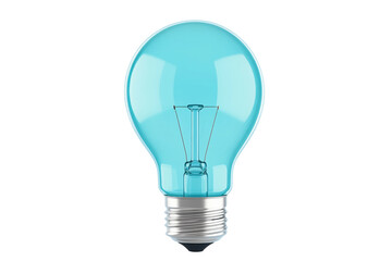 Colorful light bulb design creates visual interest, cut out