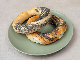 Krakow pretzel (bagels) with seed of poppy
