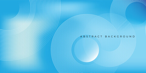 Modern Gradient abstract background with circular line patterns. Vector illustration.