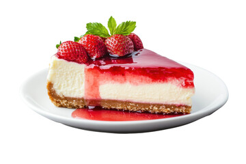Strawberry mint cheesecake delight!, cut out