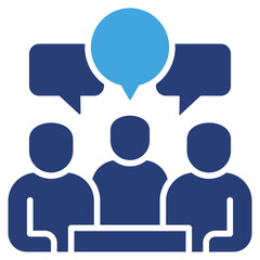 Conversation Two Color Icon