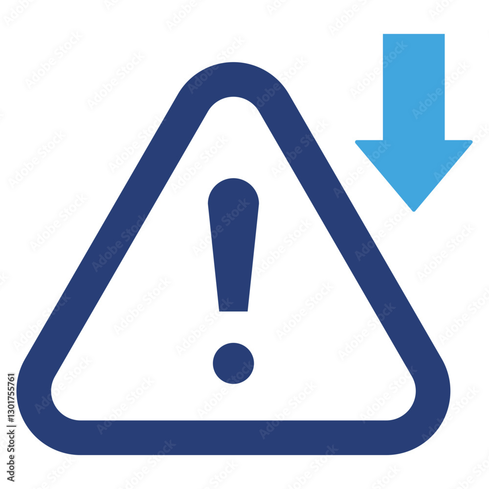 Poster Error Two Color Icon