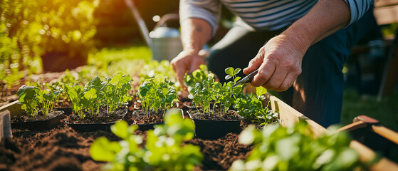 Excellent for seed companies or gardening blogs highlighting the beginning stages of growth