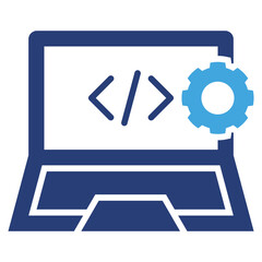 Software Development Two Color Icon