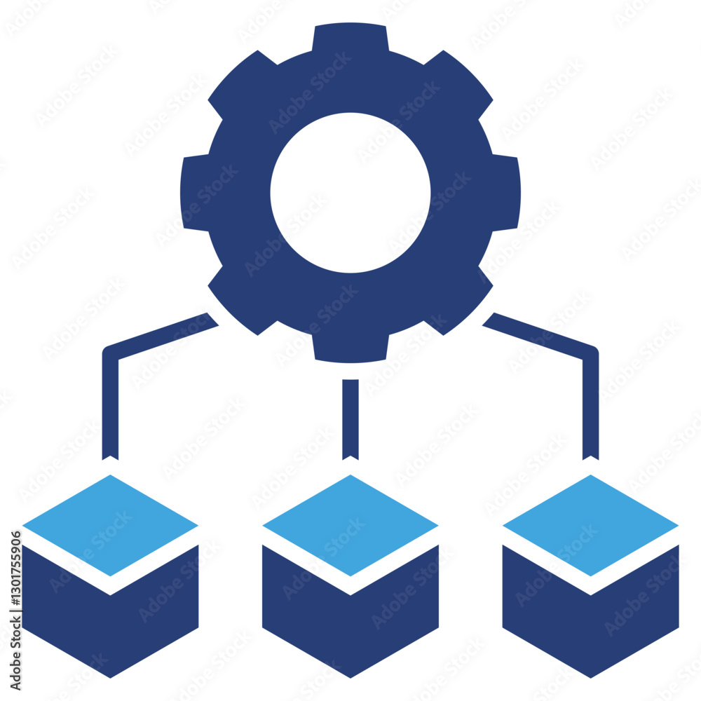 Poster framework two color icon