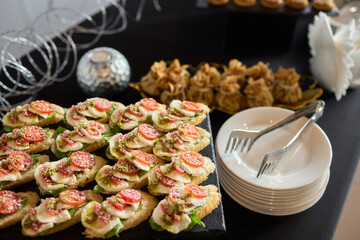 A Delicious and Exquisite Platter of Gourmet Appetizers Perfect for Elegant Events and Gatherings