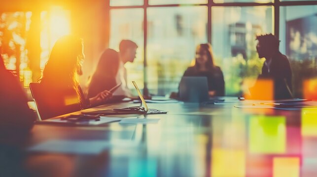 A modern meeting room where experts talk about supply chain plans, teamwork, and better ways to move goods.