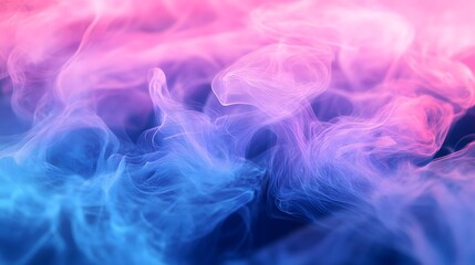 Obraz premium Digital fog veils in bright pink and blue