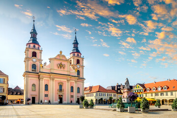 Fototapeta premium Altstadt, Ludwigsburg, Deutschland 
