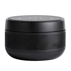 Fototapeta premium Sleek Wireless Speaker isolated on transparent background, PNG