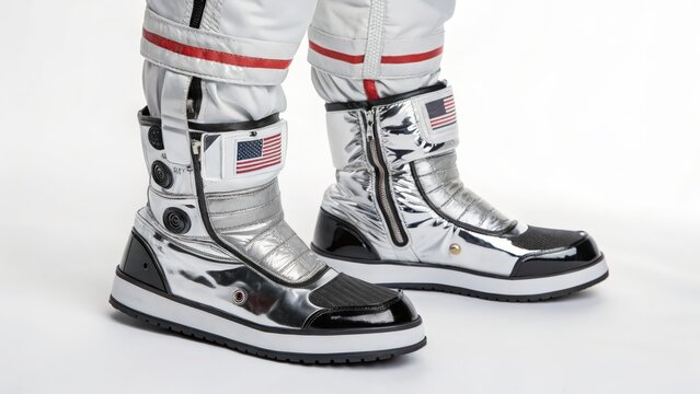 Astronaut Boots Closeup