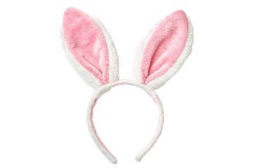 Cute bunny ears headband perfect for Easter celebration and festive dress-up