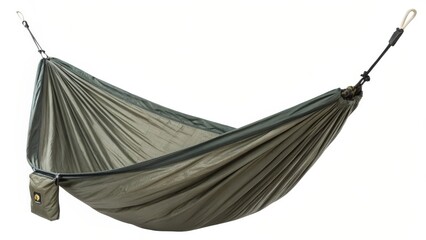 Olive Green Camping Hammock with Storage Pouch