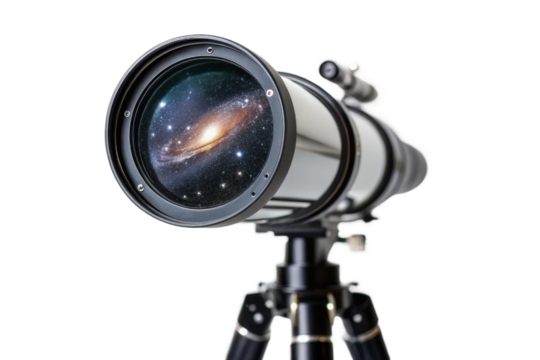Discovering the universe through a telescope in a stargazing adventure for astronomy enthusiasts