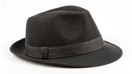 Dark Grey Fedora Hat