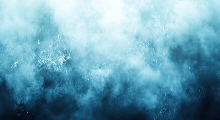 Obraz premium Abstract smoky blue background, atmospheric effect, for use in design, presentations, or wallpapers