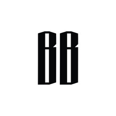 BB monogram logo design letter text name symbol monochrome logotype alphabet character simple logo