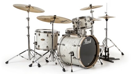 White Pearl Drum Kit