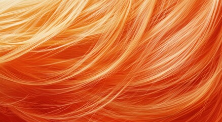 Close up of vibrant orange and blonde hair